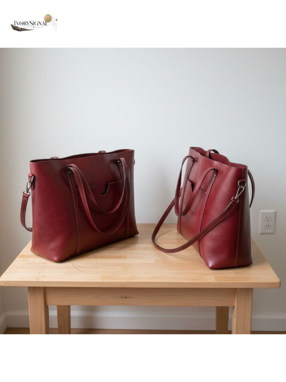 Genuine Leather Tote Satchel Crossbody Shoulder Bag Top Handle Work Purse